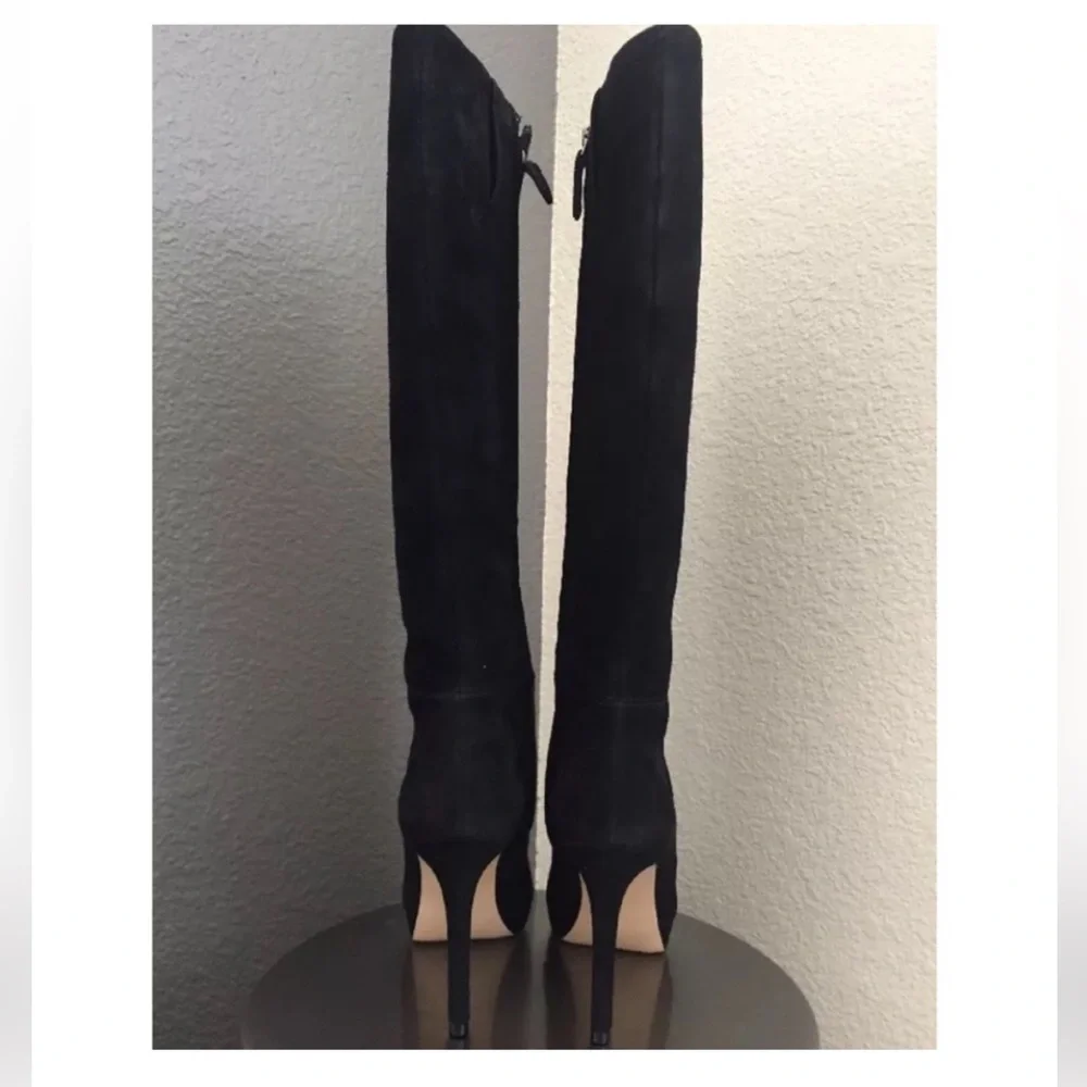 Nine West Okena Suede Knee High Boots 8 New - Picture 2 of 7